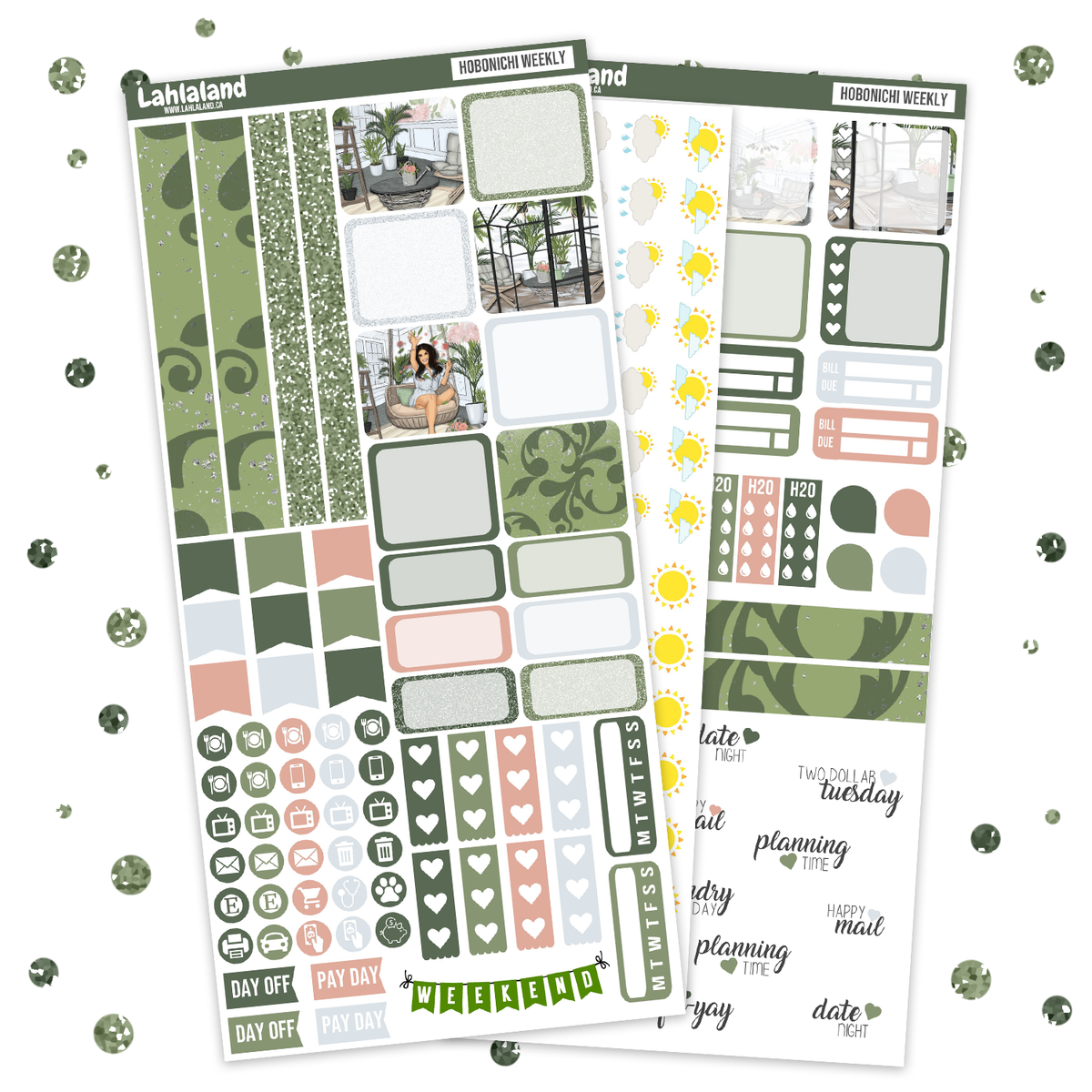 Hobonichi Weeks - Greenhouse Weekly Kit – Lahlaland - Printable Planner ...