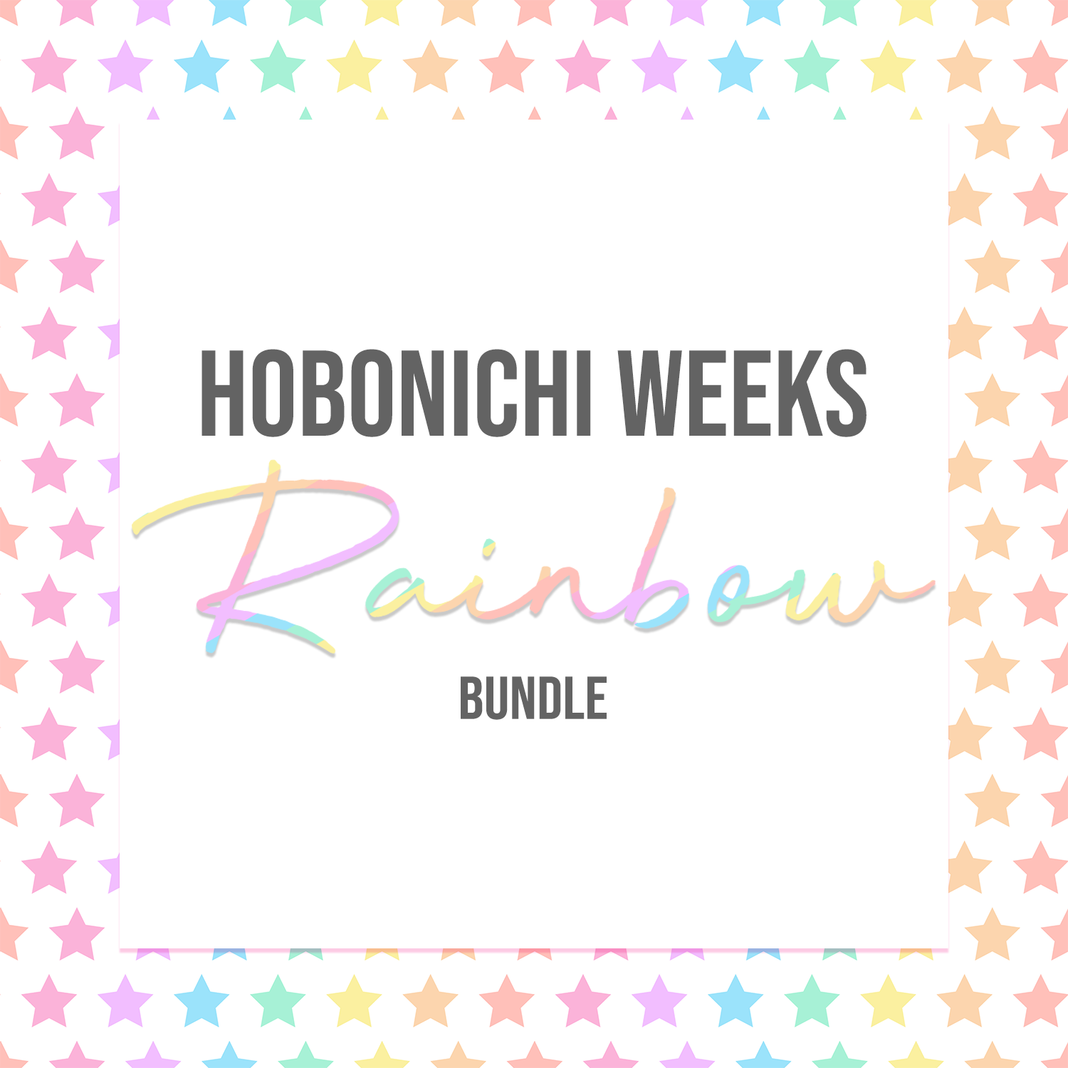 Hobonichi Weeks Rainbow Bundle