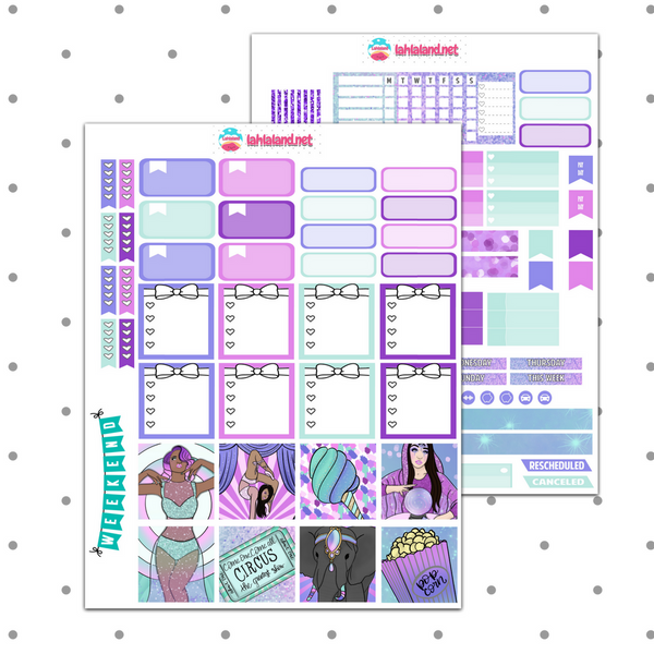 Mini Happy Planner - Circus Weekly Kit