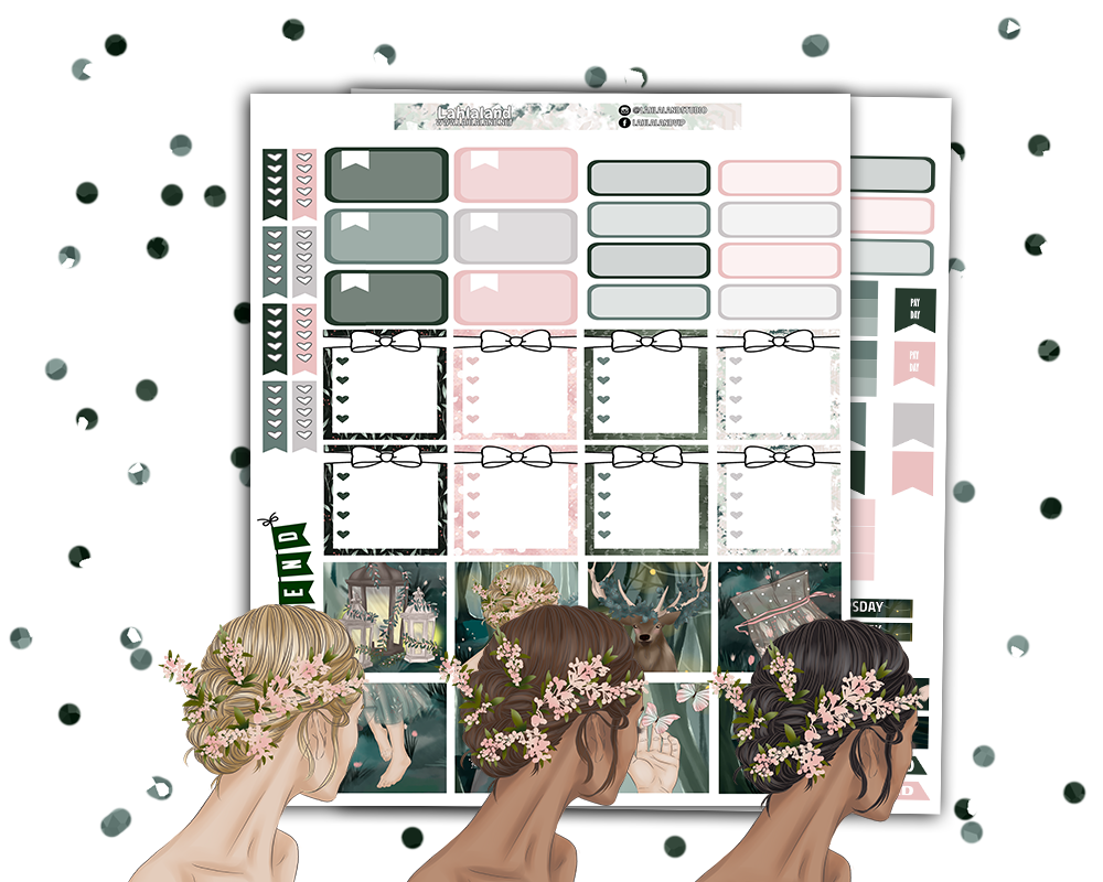 Mini Happy Planner - Forest Nymph Weekly Kit