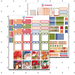 Mini Happy Planner - Garden Gnomes Weekly Kit