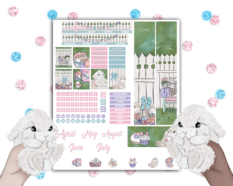 Mini Happy Planner - Easter Monthly Kit (Dated and Undated)