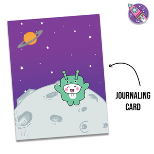 Tripp Alien Onesie Journaling Card