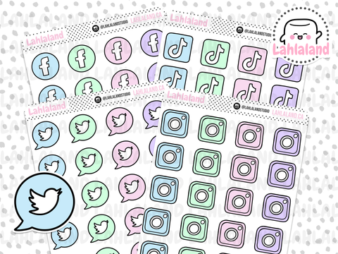 Social Media - Doodle Icons