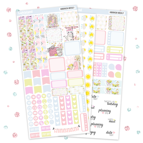 Printable Hobonichi Cousin Monthly Planner Stickers - Imagine