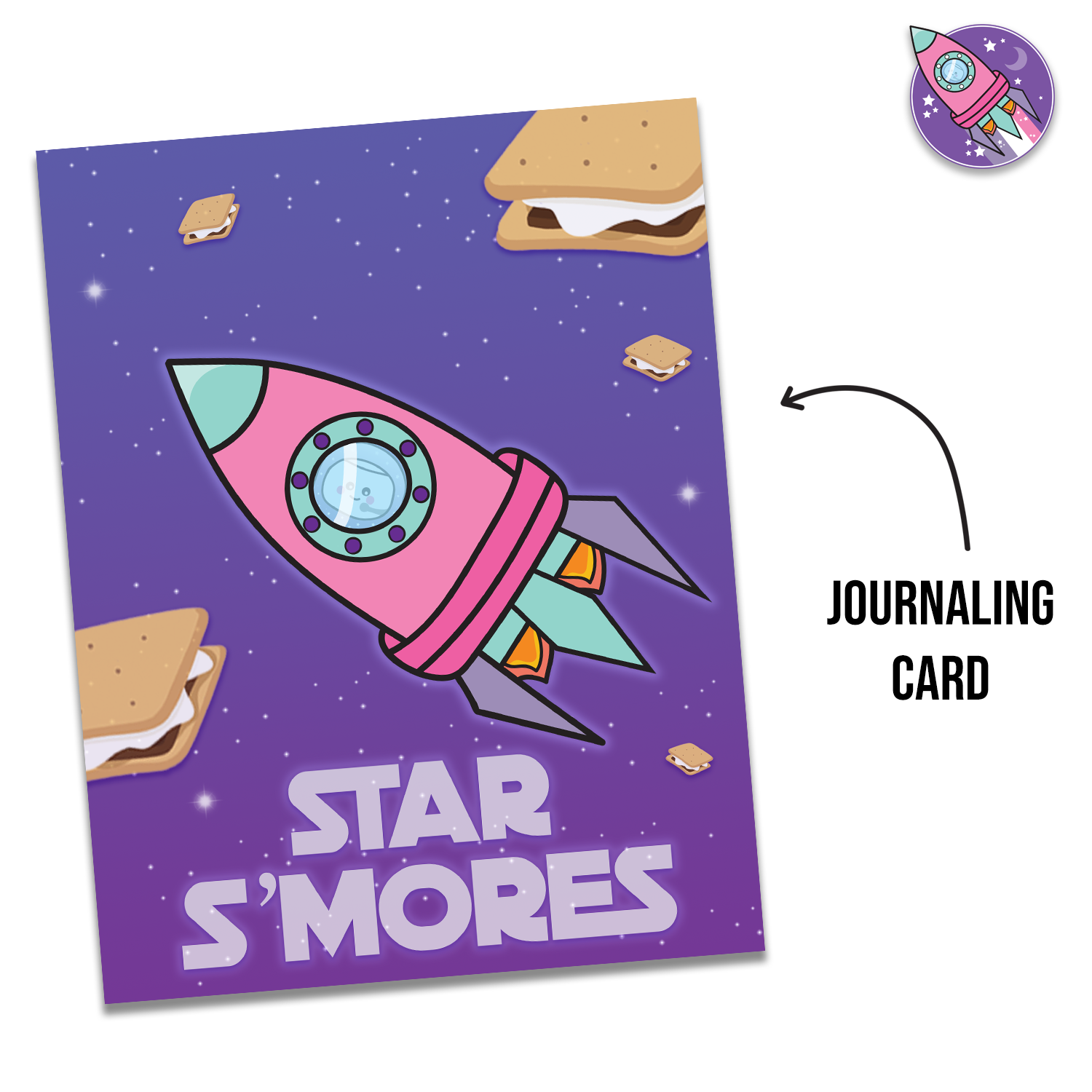 Star S'mores Journaling Card - Tripp