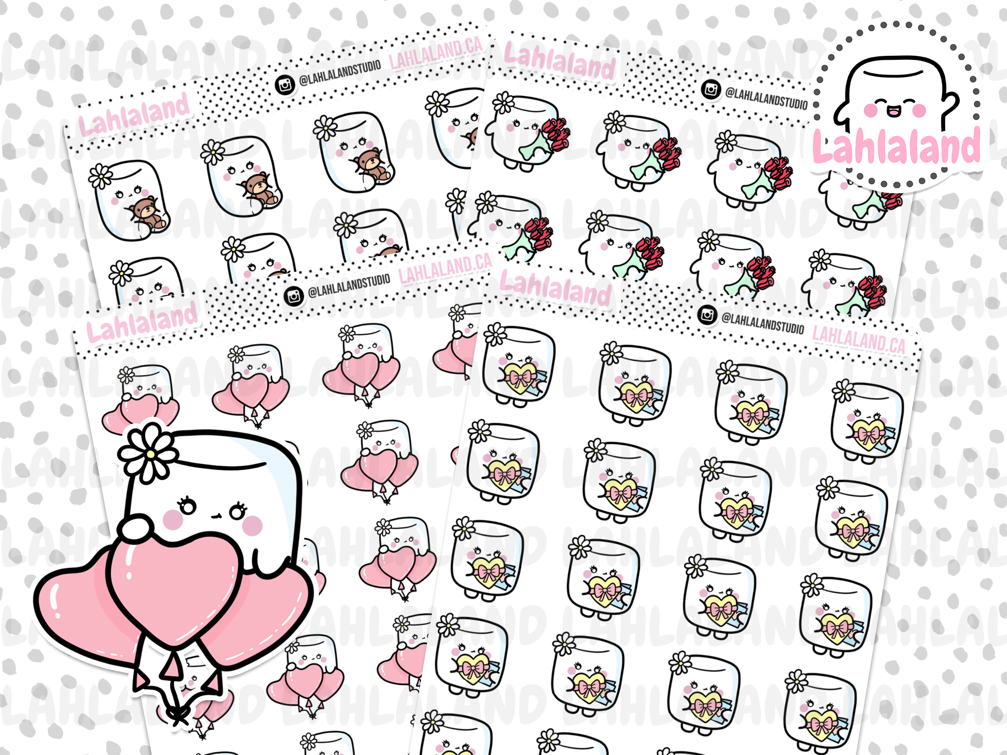 Valentine's Stickers - Clover