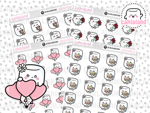 Valentine's Stickers - Clover