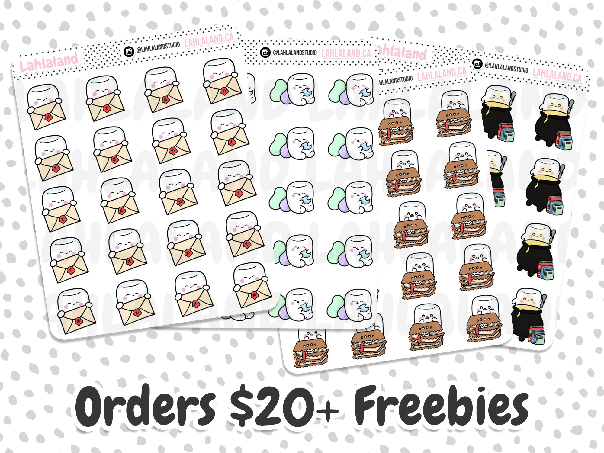 Wizard Sticker Sheets Freebie