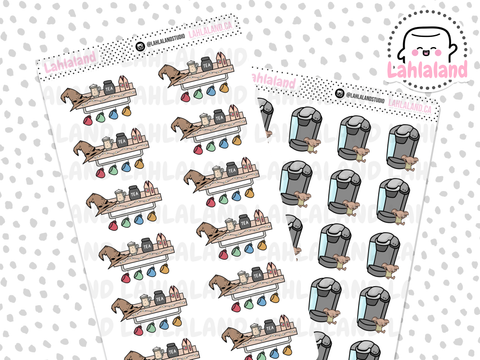 Wizard Coffee Bar Stickers