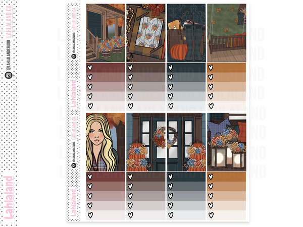 Classic Happy Planner - Autumn Dusk Weekly Kit