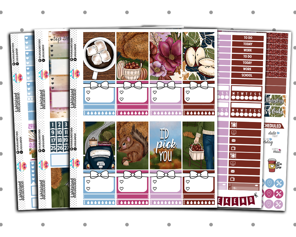 Classic Happy Planner - Bushels Of Autumn Weekly Kit
