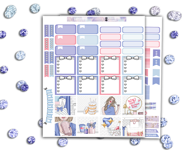 Mini Happy Planner - Birthday Girl Weekly Kit