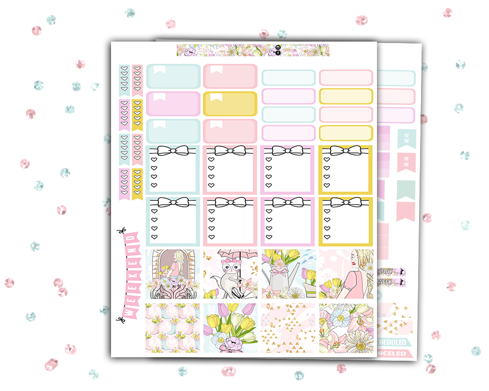 Spring Weekly Kit - Mini Happy Planner